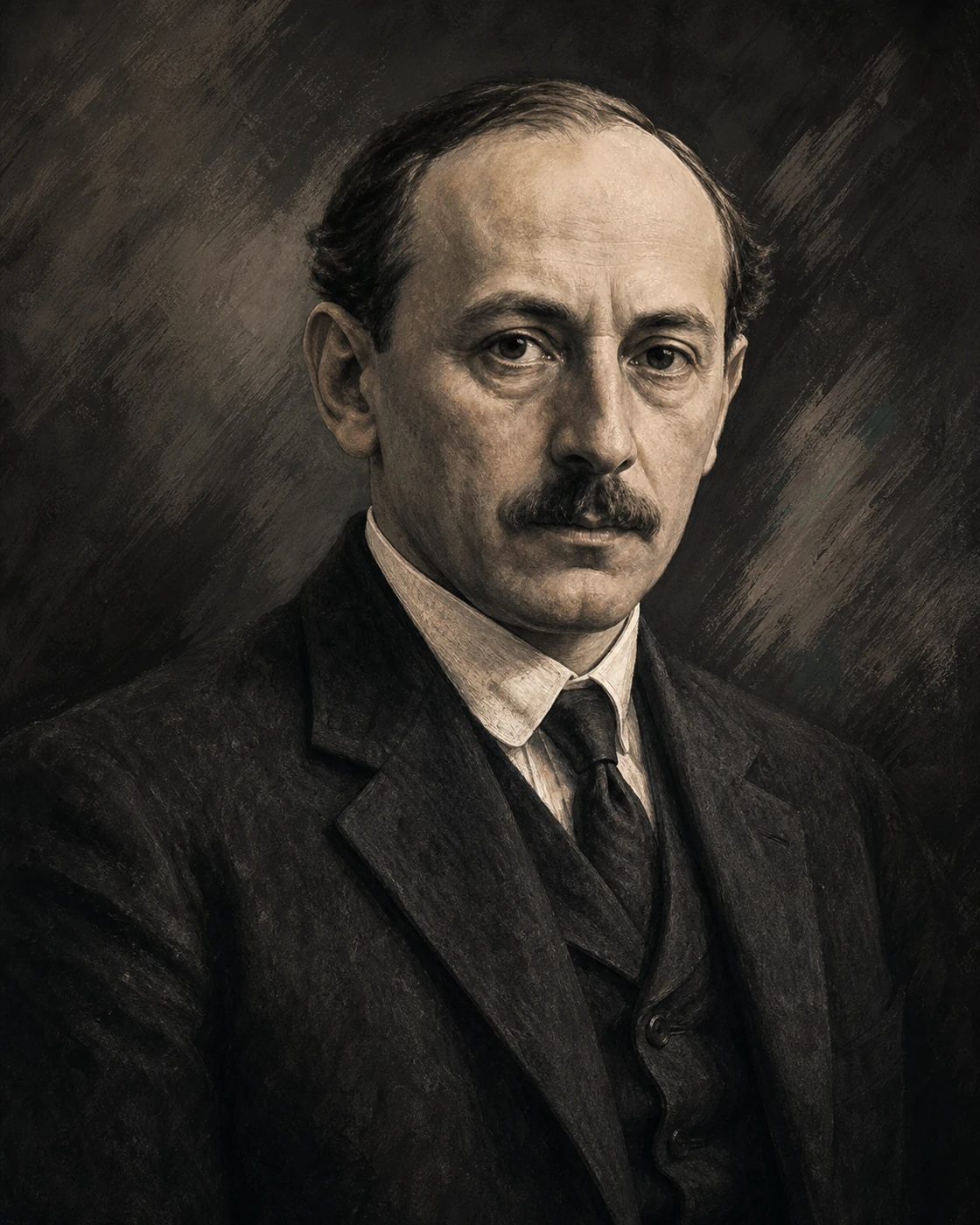 Ilustracja przedstawiająca: Akiba Rubinstein