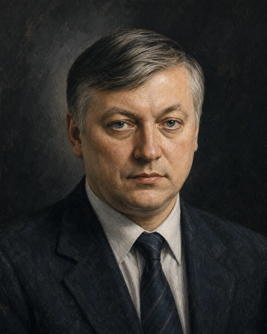 Ilustracja przedstawiająca: Anatolij Karpow