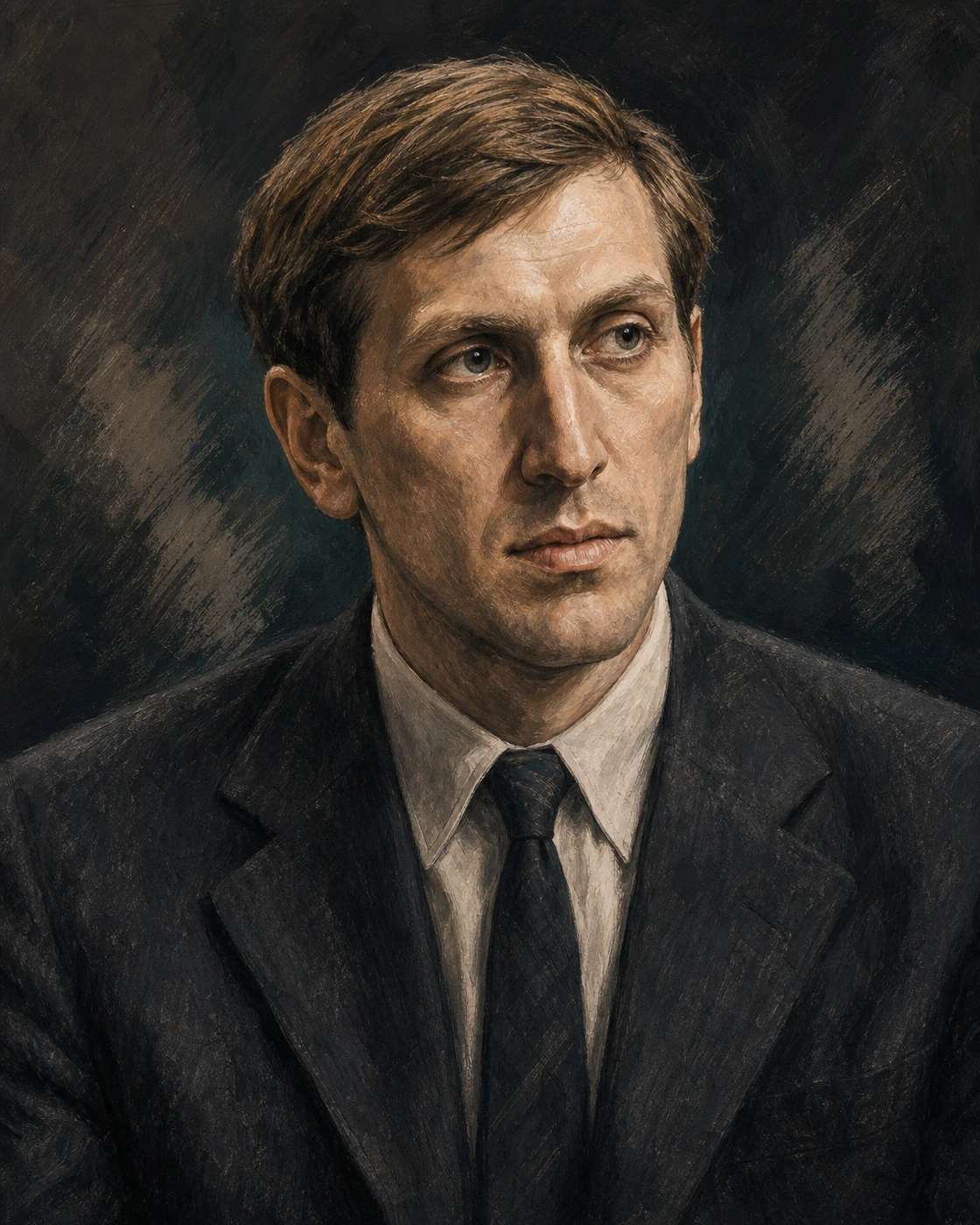Ilustracja przedstawiająca: Bobby Fischer