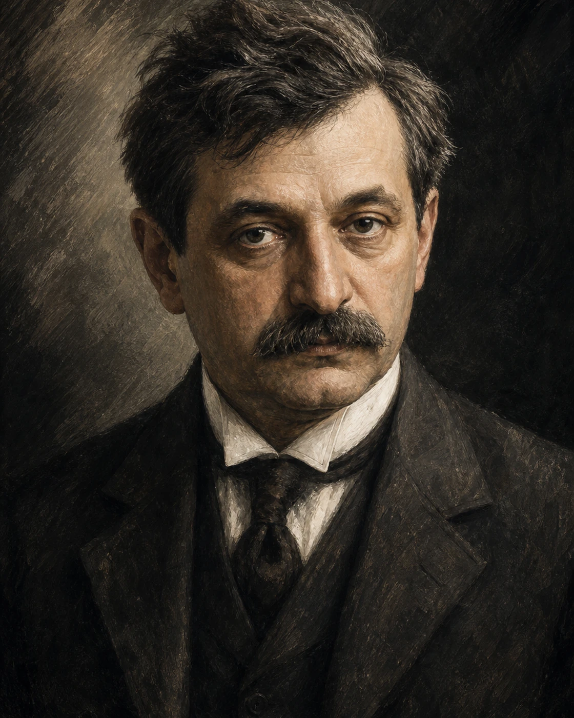 Ilustracja przedstawiająca: Emanuel Lasker