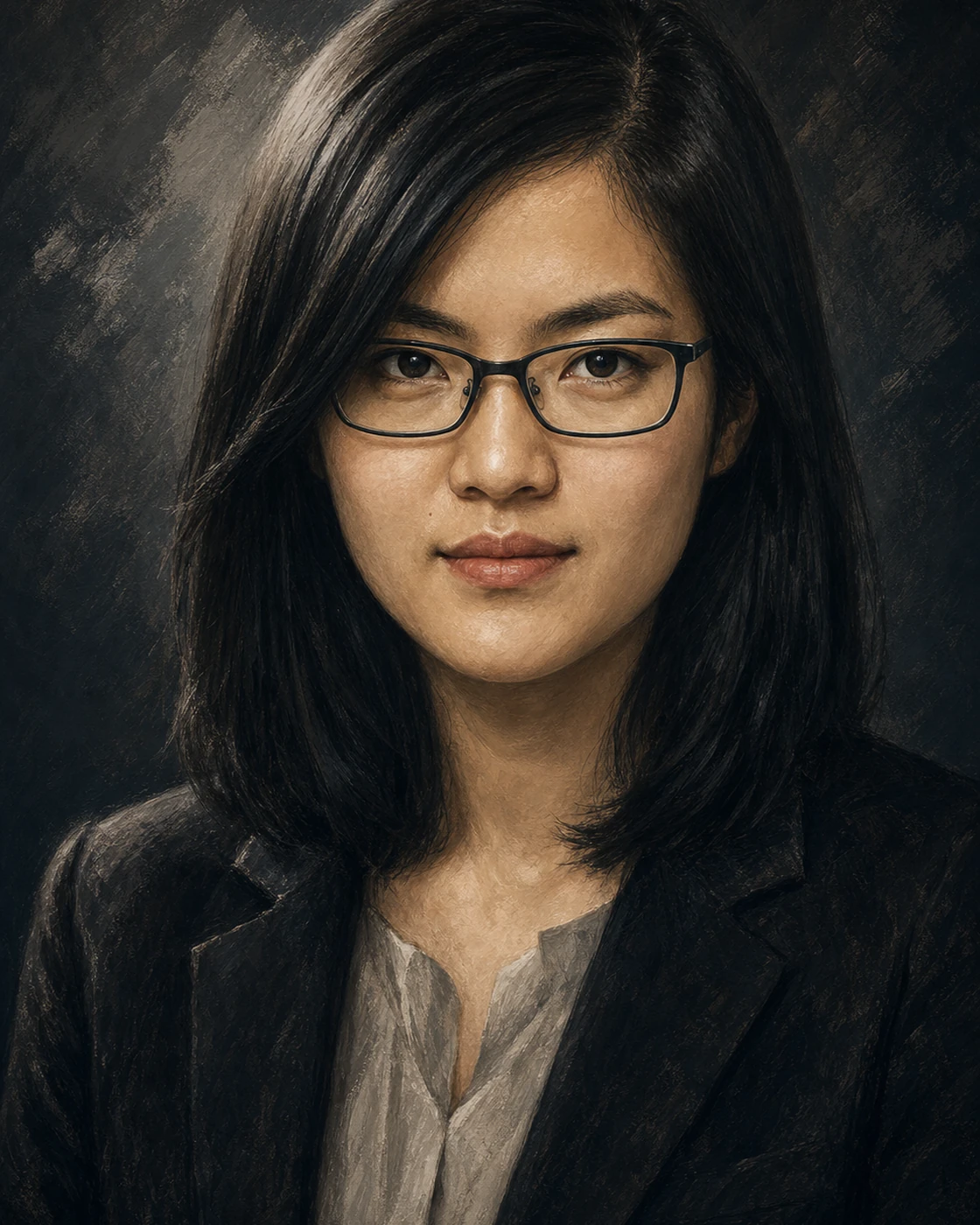Ilustracja przedstawiająca: Hou Yifan