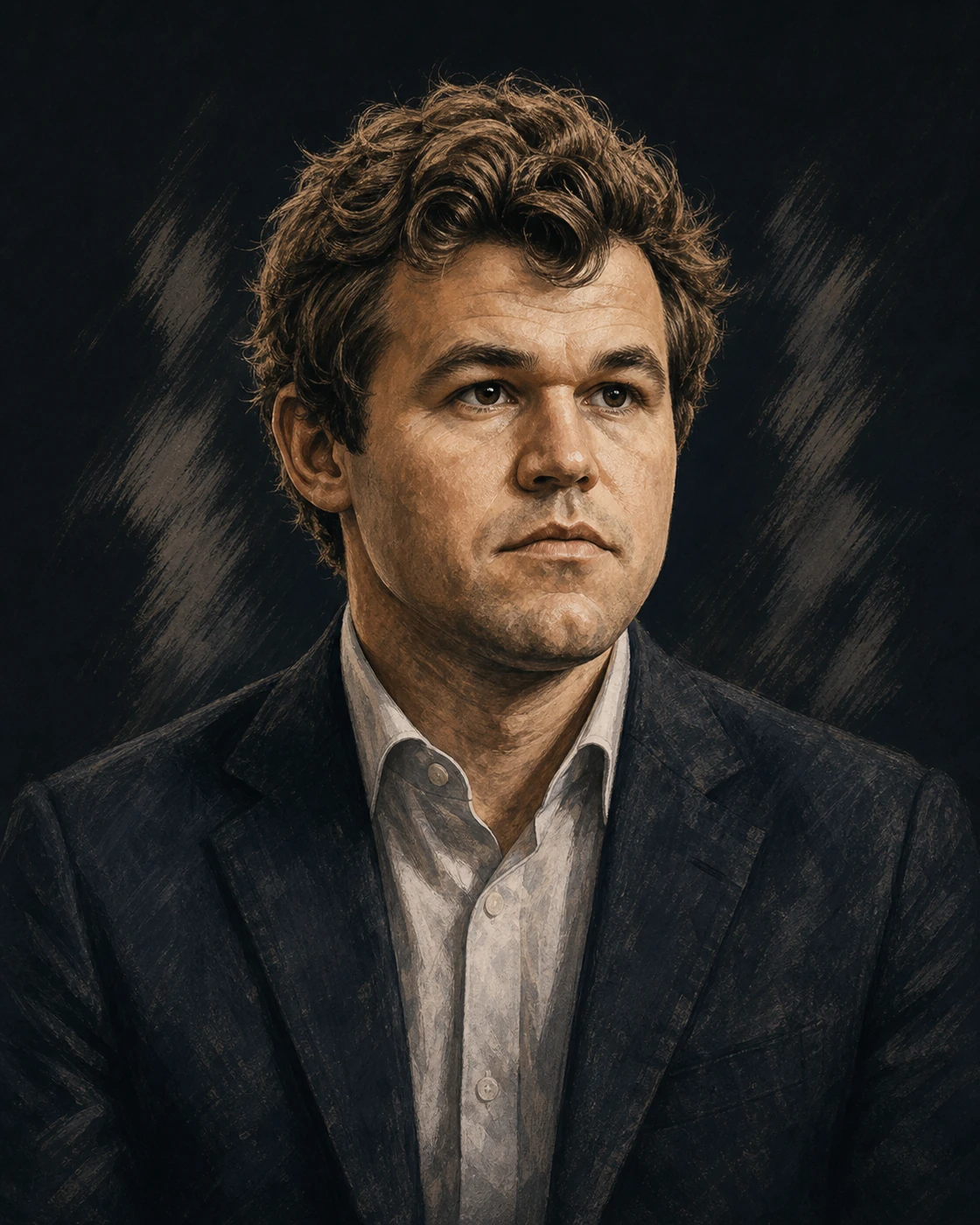 Ilustracja przedstawiająca: Magnus Carlsen