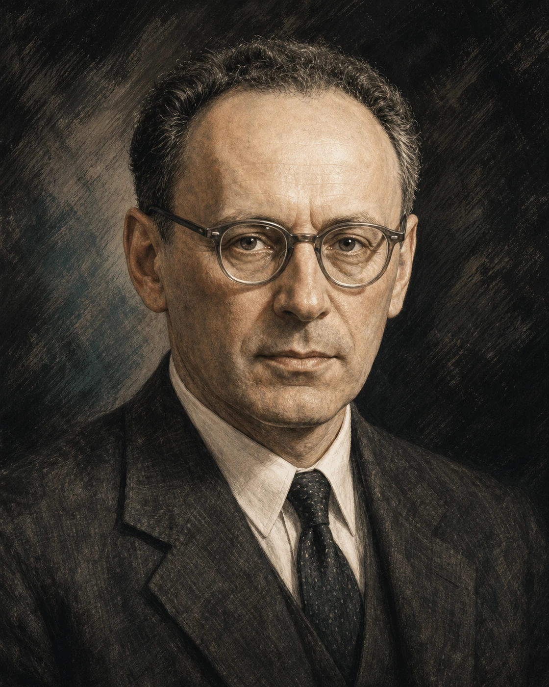 Ilustracja przedstawiająca: Michaił Botwinnik