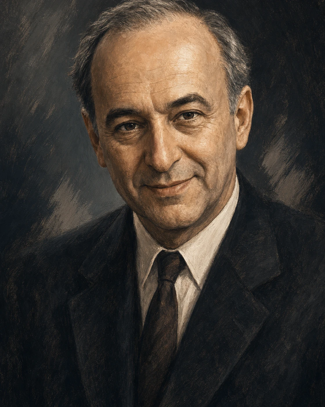 Ilustracja przedstawiająca: Mieczysław Najdorf