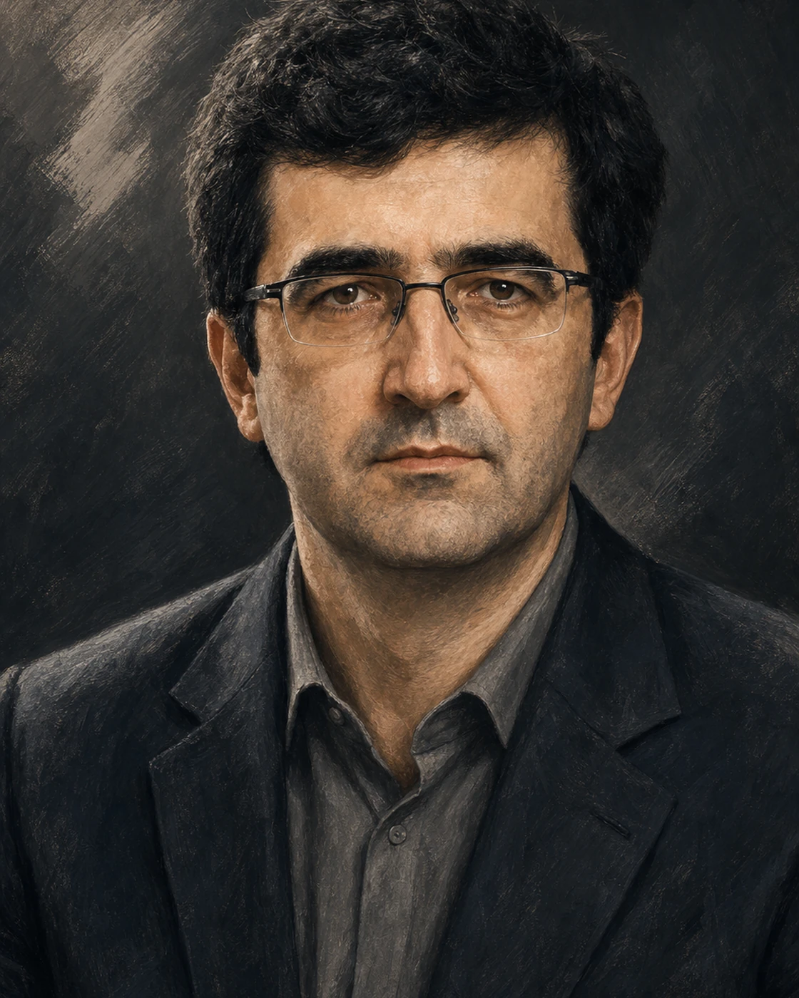 Ilustracja przedstawiająca: Władimir Kramnik
